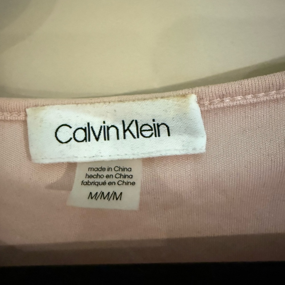 Calvin Klein Women's Pink Lace Top - Picture 3 of 3